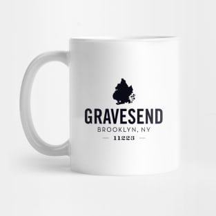 Gravesend (black) Mug